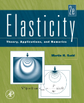 Elasticity: Theory, Applications, and Numerics 2nd Edition